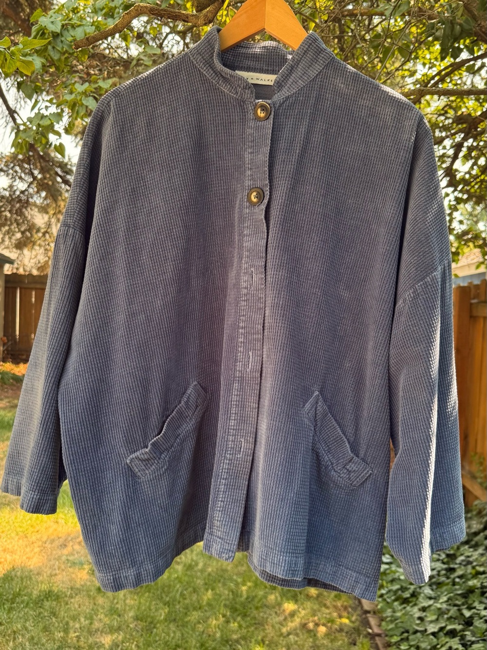 Bryn walker blue kimono style jacket